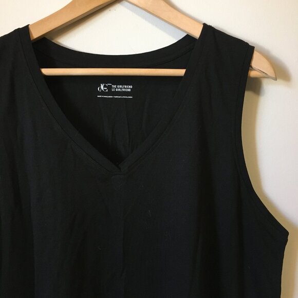D/C Jeans Modern Black Jersey Sleevele Girlfriend Shirt - Picture 3 of 12
